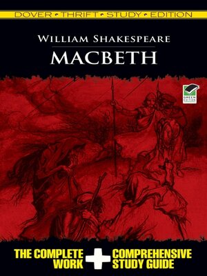 cover image of Macbeth Thrift Study Edition